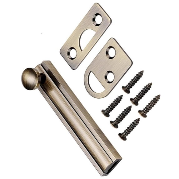 CEORPER Barn Door Security Locks Sliding Lock Bolt Latches Hasp Easy to ...