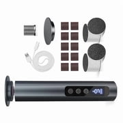 CEORPER Battery Powered Pedicure Tool With LCD Screen And Interchangeable Heads For Soft Feet And Nails