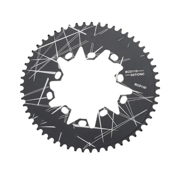 CEORPER Bikes Narrow Wide Chainring Aluminum Alloy Folding Bikes Ovals Disc Chainring