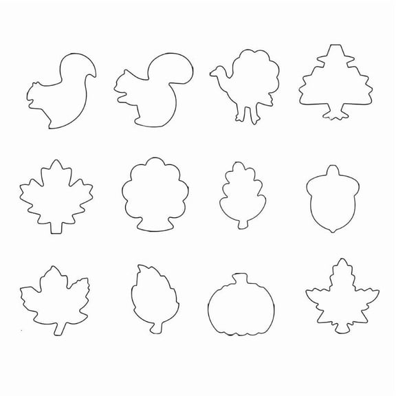 CEORPER Biscuit Cookie Cutter Pastry Tools Stainless Steel Non-Stick Shape of Turkey