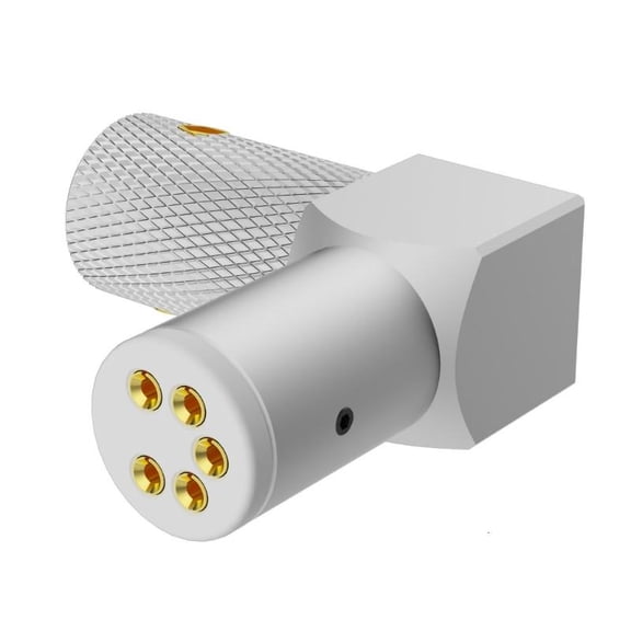 CEORPER Black Gold Plateds 5Pin Female DIN Connectors for LPs Phonos Recorders