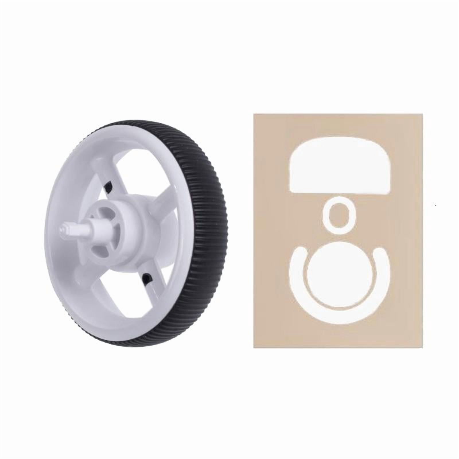CEORPER Black Mouse Wheel with Skates Glides Feet Pad for GProX Superlight