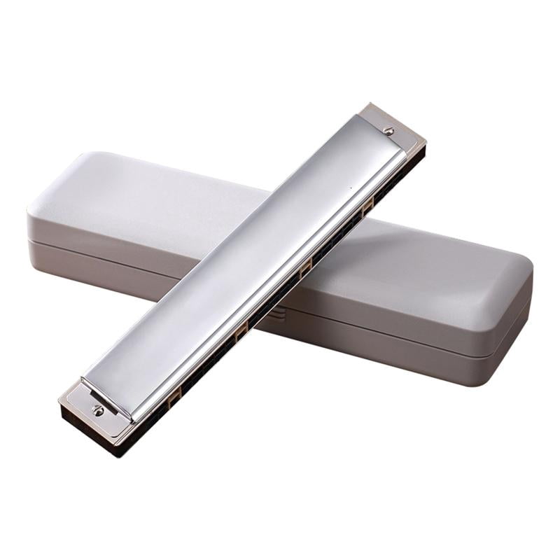 CEORPER Blues Harmonica in C, 24 Holes Harp Diatonic Harmonica, Mouth Organ Harmonica