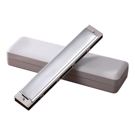 CEORPER Blues Harmonica in C, 24 Holes Harp Diatonic Harmonica, Mouth Organ Harmonica