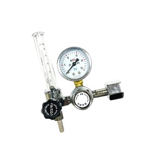 CEORPER Brass Argon CO2 Gas Regulator Double Pressure Gauge Welding Flows Meters