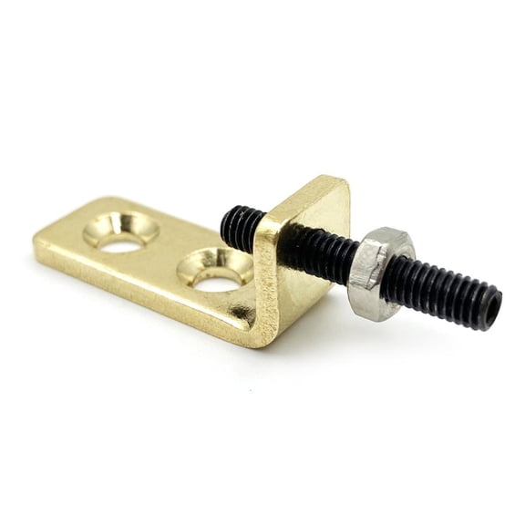 CEORPER Brass Tremolo Stopper Stabilizer with Mounting Screws and Wrench Tremolo Bridge and Floating Bridges Guitar Parts