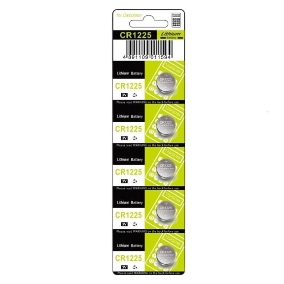 CEORPER CR1225 3V Lithiums Batteries 5/10Pcs for Remote Controls and Fitness Trackers
