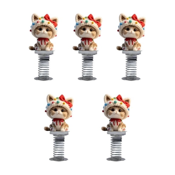 CEORPER Car Accessories Dashboard Decors,Shaking Cats Bobblehead Dashboard Car Decors