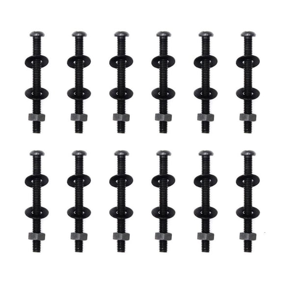 CEORPER Carbon Steel Socket Screw Set High Strength Brake Cage Bolts for PC Case Fan