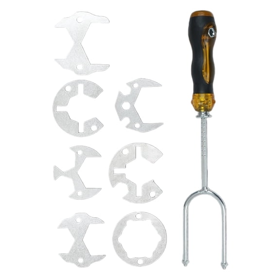 CEORPER Carbon Steel Wrench Faucet Key Plumbing Pipe Wrench for Easy Operation in Tight Spaces During Sink Installation