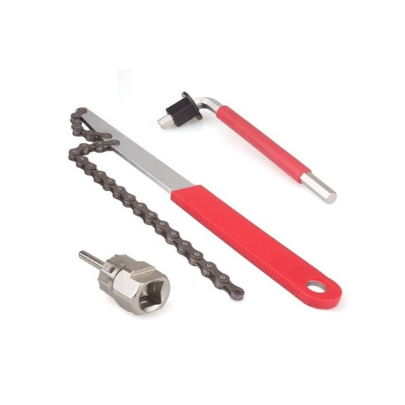 CEORPER Chain Whip Tool Kit Bike Cassette Removal Tool Contains Crank Extractor Spanner