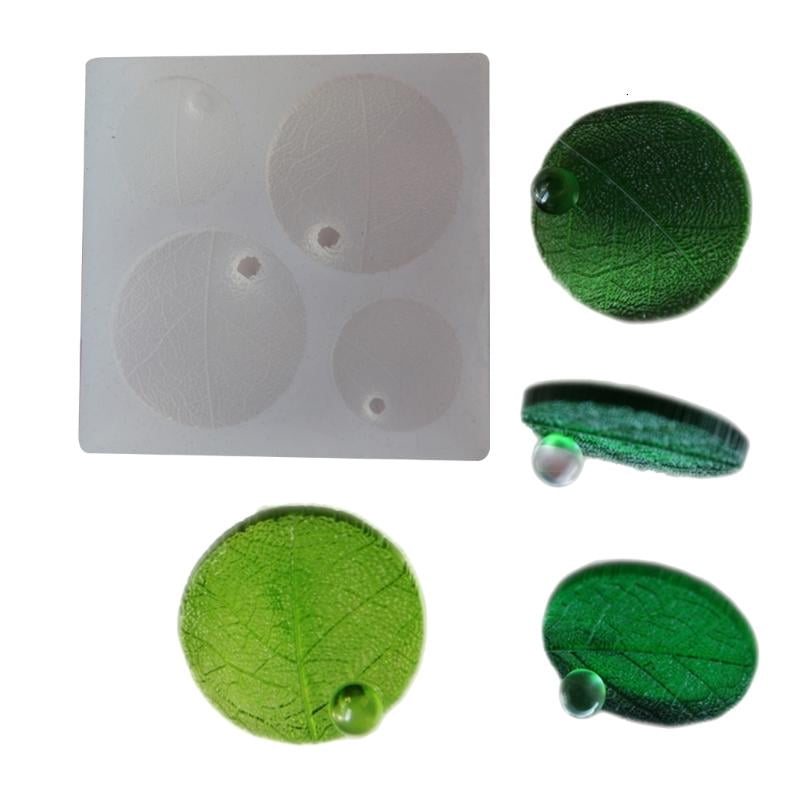 CEORPER Clear and White Silicone Mold For Crafting Detailed Leaf And ...