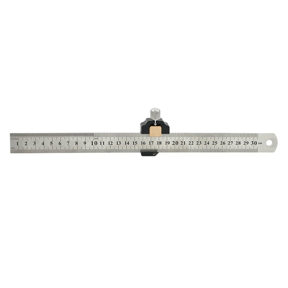 CEORPER Combination Square Adjustable Steel Ruler Positioning Block 45 90 Degree Angles Marking Gauges For Precisions Woodworking