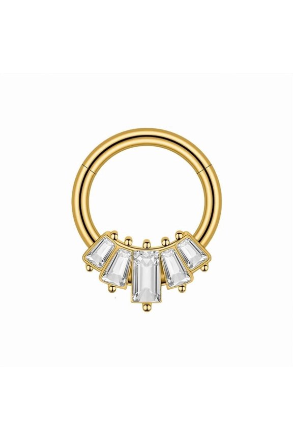 Comfortable Wear Nose Rings Stainless Steel Nose Jewelry Geometric Shape