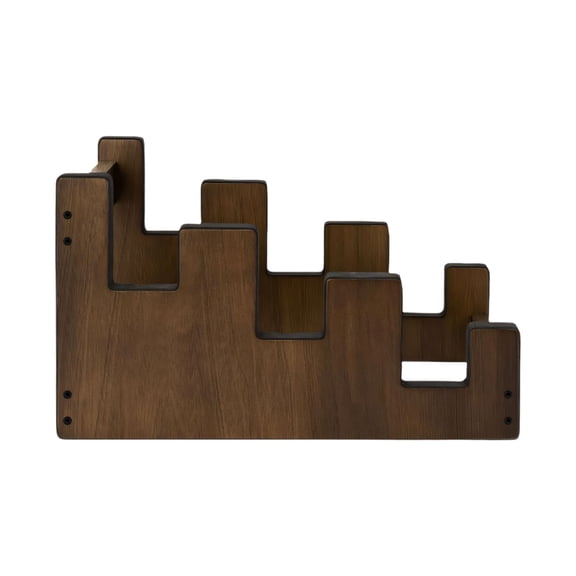 CEORPER Compact 3 Guitar Display Stand Made Of High Quality Wood Great For Small Spaces And Collections