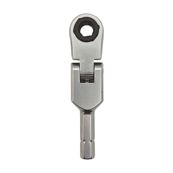 CEORPER Compactly 1/4Inch Adjustable Torques Wrench Ratchet Bidirectional Spanner For 6.35mm Hex Screws Ergonomic Design Alloy