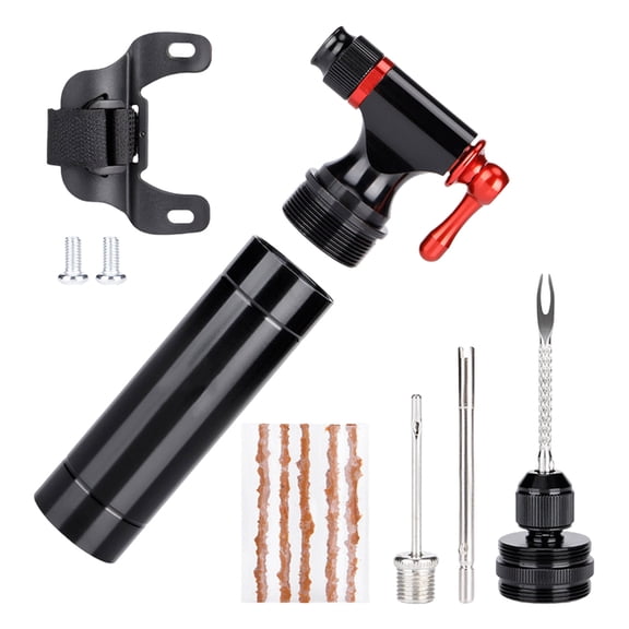 CEORPER Compacts Aluminum Alloy Bike Tire Repair Set For Quick Puncture Fixing On Mountain Bikes Bicycles Tire Maintenance Set
