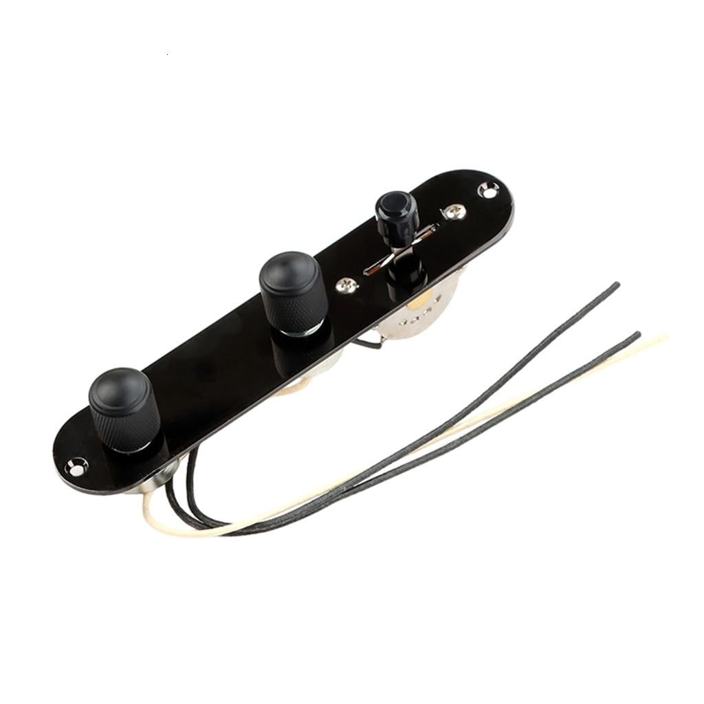 CEORPER Control Plate, 3 Way Switch Loaded Metal Prewired Guitar Control Plate for Guitar Replacement Parts Control Plate Sets