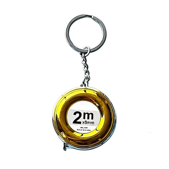 CEORPER Convenient Pocket Size Key Holders Tape Measure 2M Accurate Measurement Tool