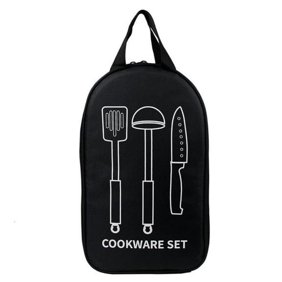 CEORPER Cookware Carry for Case Camping Hiking Tableware Storage Bag Outdoor Portable Barbecue Utensils Organizer