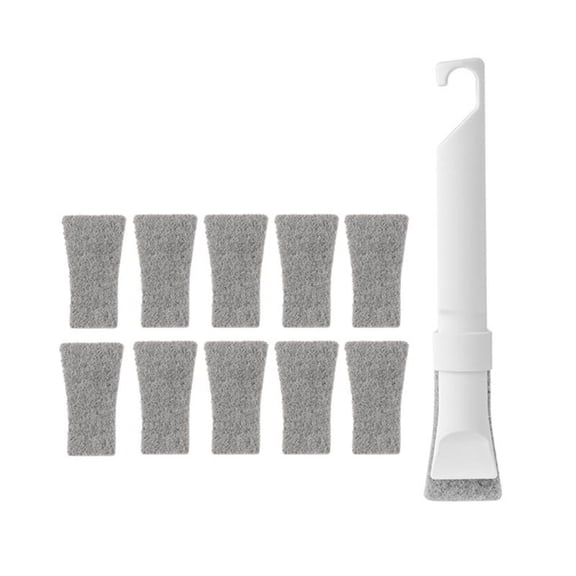 CEORPER Corner Scraper Tool Set Replaceable Brush Head Grout Drain Cleaning Supplies