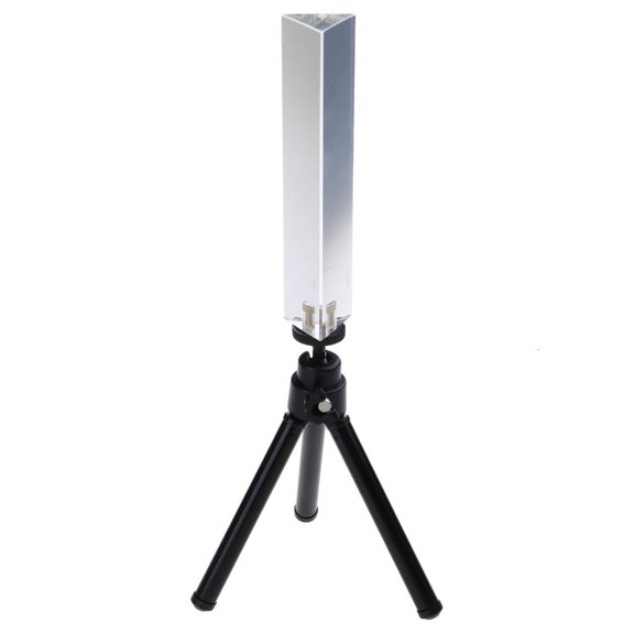 CEORPER Crystal Optical Glass Triangular Prism Stand with 1/4 In Thread Photography Kids