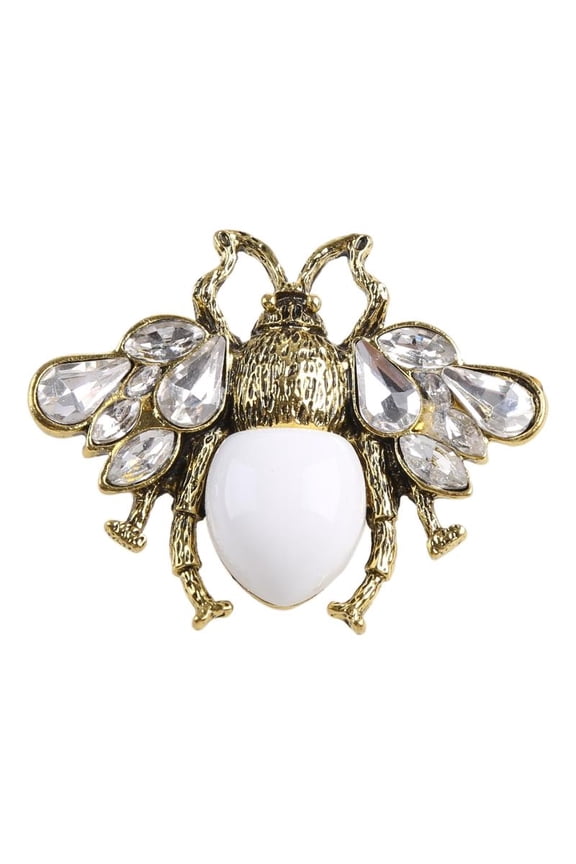 Cute Bee Brooches Brooch Pin Fashion Pearl Themed Lapel Pin