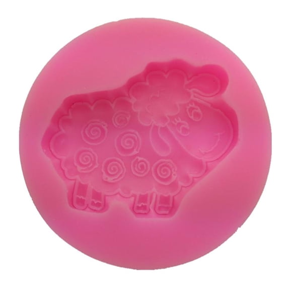 CEORPER Cute Sheep Shape Molds 3D Handmade Soap Bar Craft Kitchen Baking Fond Family