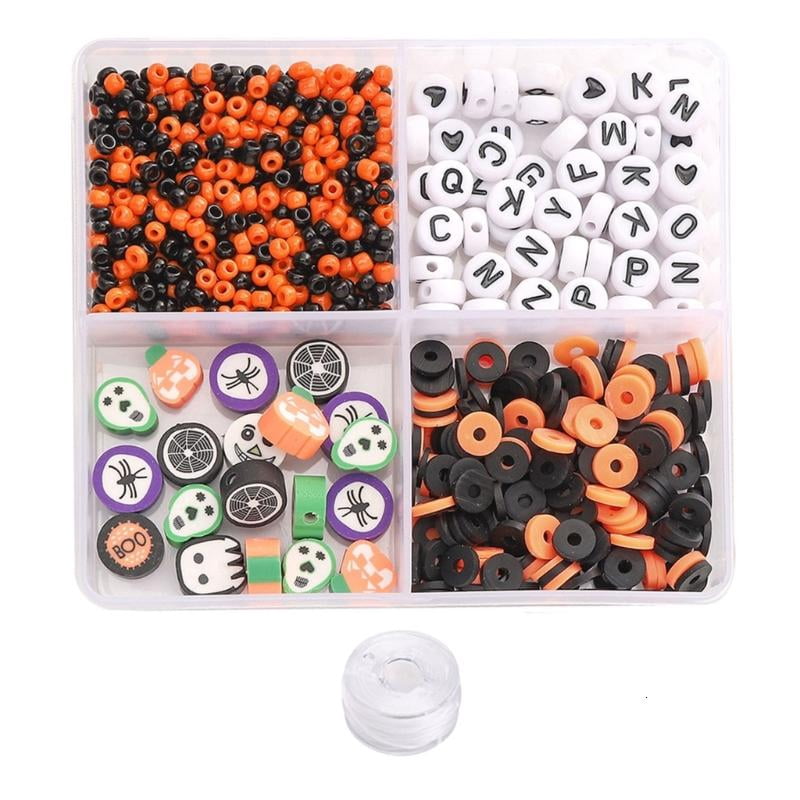 CEORPER Decorative Bead Jewelry Kit with Festive Mix and Bracelet Cord ...
