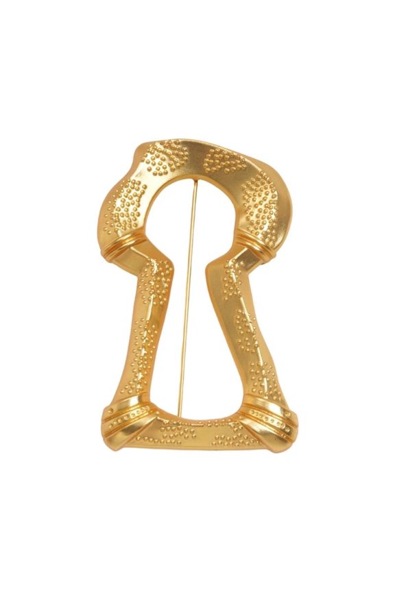 Delicate Hollow Keyhole Pin Elegant Alloy Jewelry Stylish Jewelry Accessory