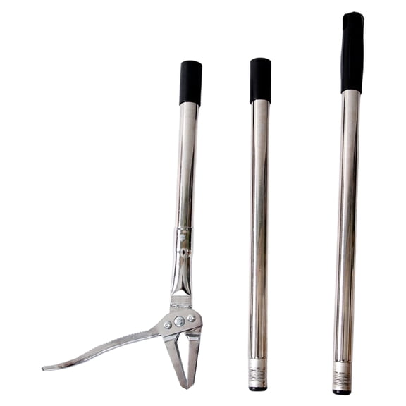 CEORPER Detachable Stand Up Gardening Weeder Tool With Rotating Stainless Steel Claws For Root Removal Ergonomic Design