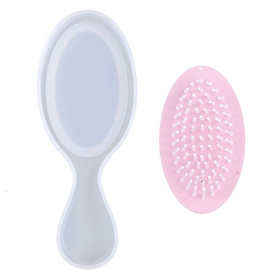 CEORPER Detangler Comb Silicone Mold Epoxy Casting Comb Molds DIY Jewelry Resin Molds