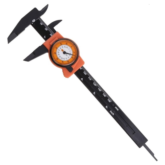 CEORPER Dial Caliper Vernier Caliper Dial Caliper Measuring Tool Vernier Caliper Plastic 6-inch Professional Measuring Tool