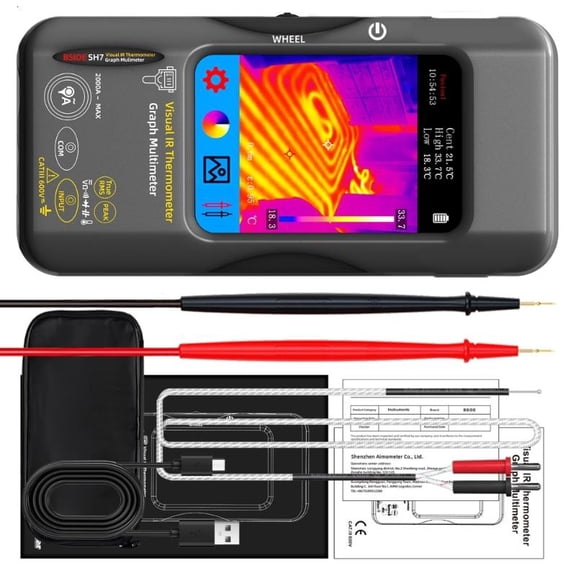 CEORPER Digital Thermal Imaging Multimeter With Voltage Measurement 20000 Count
