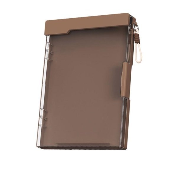 CEORPER Double Layer ABS Document with Clipboard Portable File Organiser Storage Box