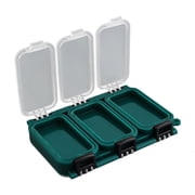CEORPER Double Side Fishing Lures Baits Hooks Storage Case Fishing Accessory Storage Box