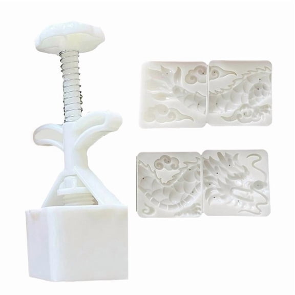 CEORPER Dragon Shape Pastries Molds Decorating Tool Baking Molds for Baking Lover