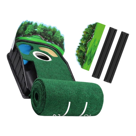 CEORPER Durability Golf Putting Practice Mat Nonslip Base Stability for Quiet Durability