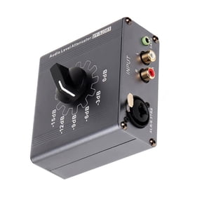 CEORPER Durability Metal Music Attenuator Featuring 3.5Mm And XLR 6.35Mm Inputs