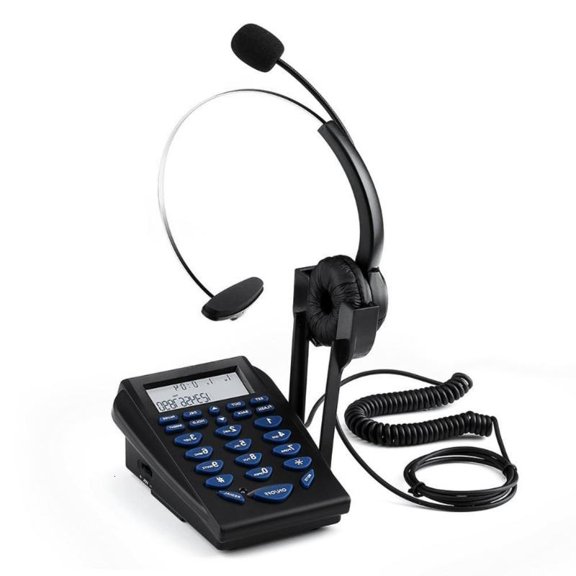 CEORPER Durability Wire Call Center Headsets Telephone for Frequent Use