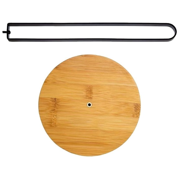 CEORPER Durable Metal Wooden Tissue Paper Stand Scandinavian Style Removable Storage Shelf Unit