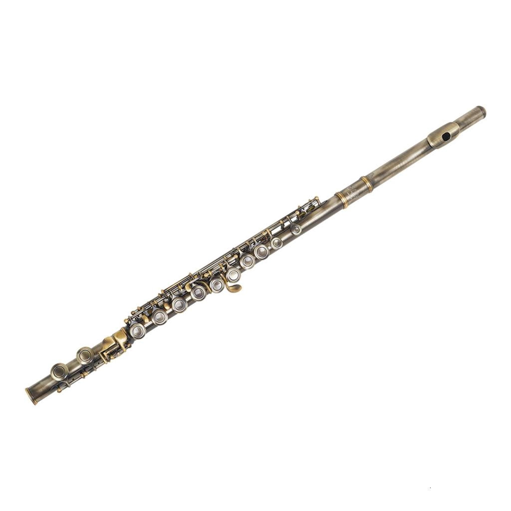 CEORPER Easy to Play 16 Hole C Key Cupronickel Tube Flute Beginner Instrument