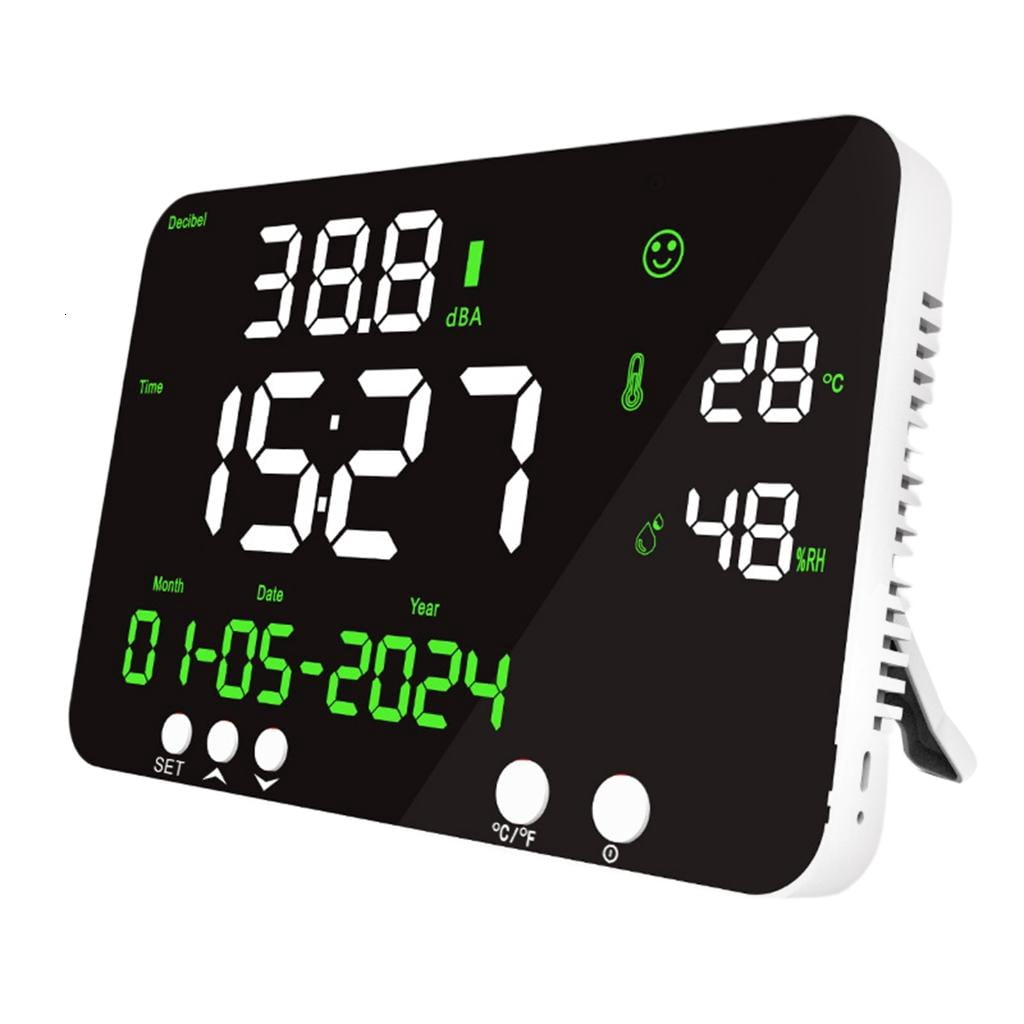 CEORPER Easy to Use Temperature & Humidity Readings Air Quality Tester Device for Office