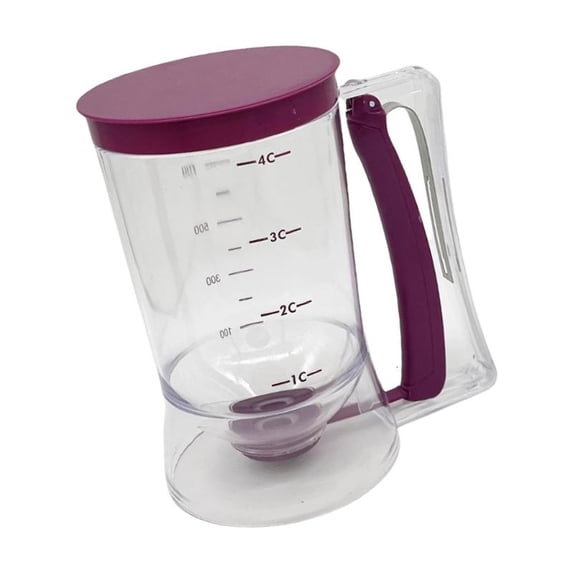 CEORPER Easy to Wash Batter Dispenser With Clear Measurement Marking Cream Speratator