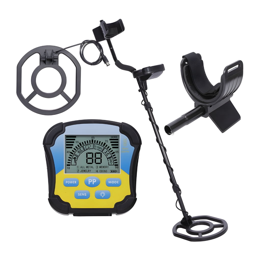 CEORPER Efficient Metal Detector One Button Positioning with Large Display LED Backlight
