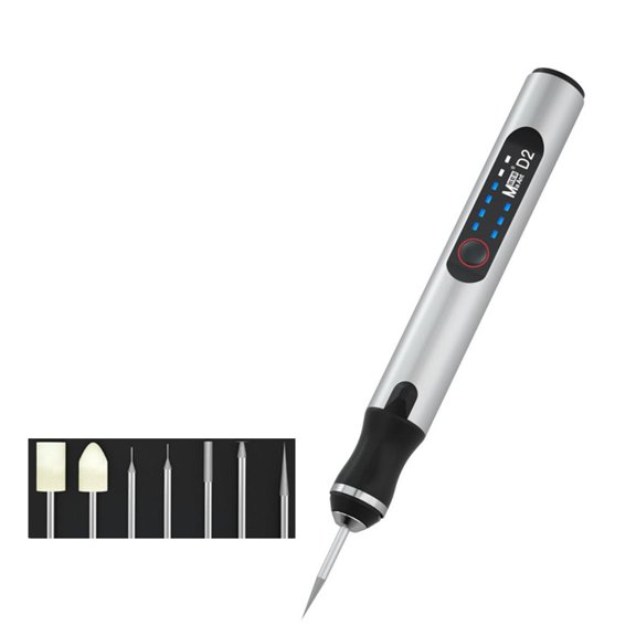 CEORPER Electric Engraving Pen Rotary Tool 8W Cordless Etching Engraving Tool 7Bits