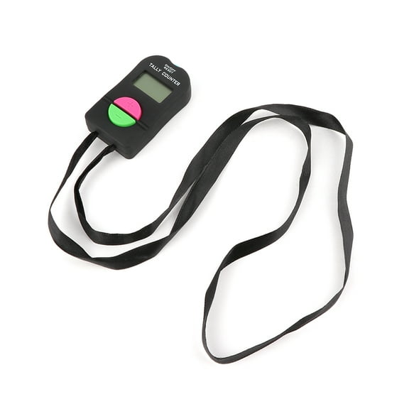 CEORPER Electronic Counter Digital Hand Tally Counter Electronic Manual Clicker with Lanyard Add Subtract Model for Running
