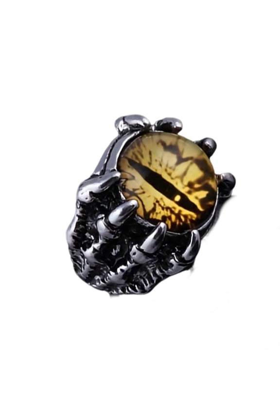 Elegant Adjustable Rings Vintage Festival Rings Wolf Claw Demons Eye Shape