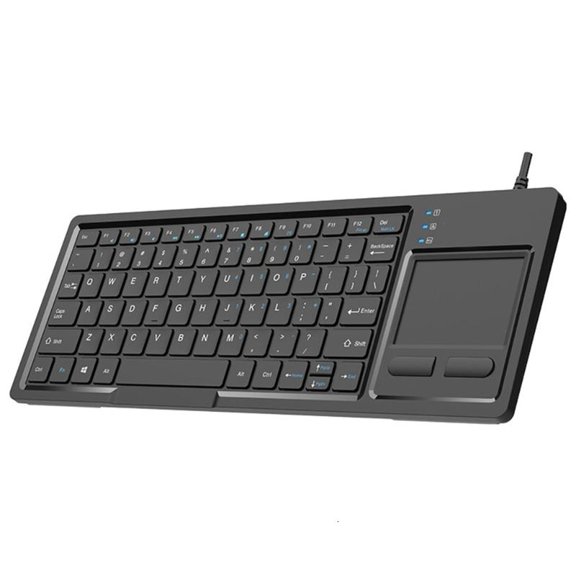 CEORPER Ergonomic 78 Key USB Corded Keyboard Touch Keyboard Function Waterproof