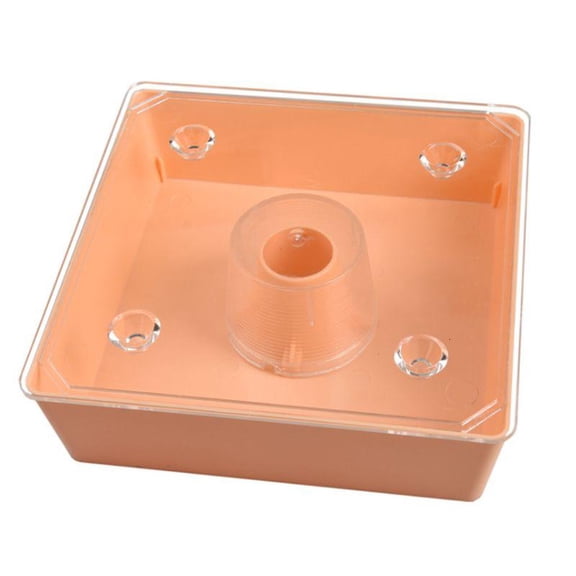 CEORPER European Style Square Bee Feeder Waterer Large Capacity Honey Food Feeding